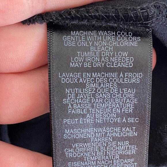 Daily Practice Black Handkerchief Hem Minimalist Jeanette Midi Dress - Picture 6 of 8